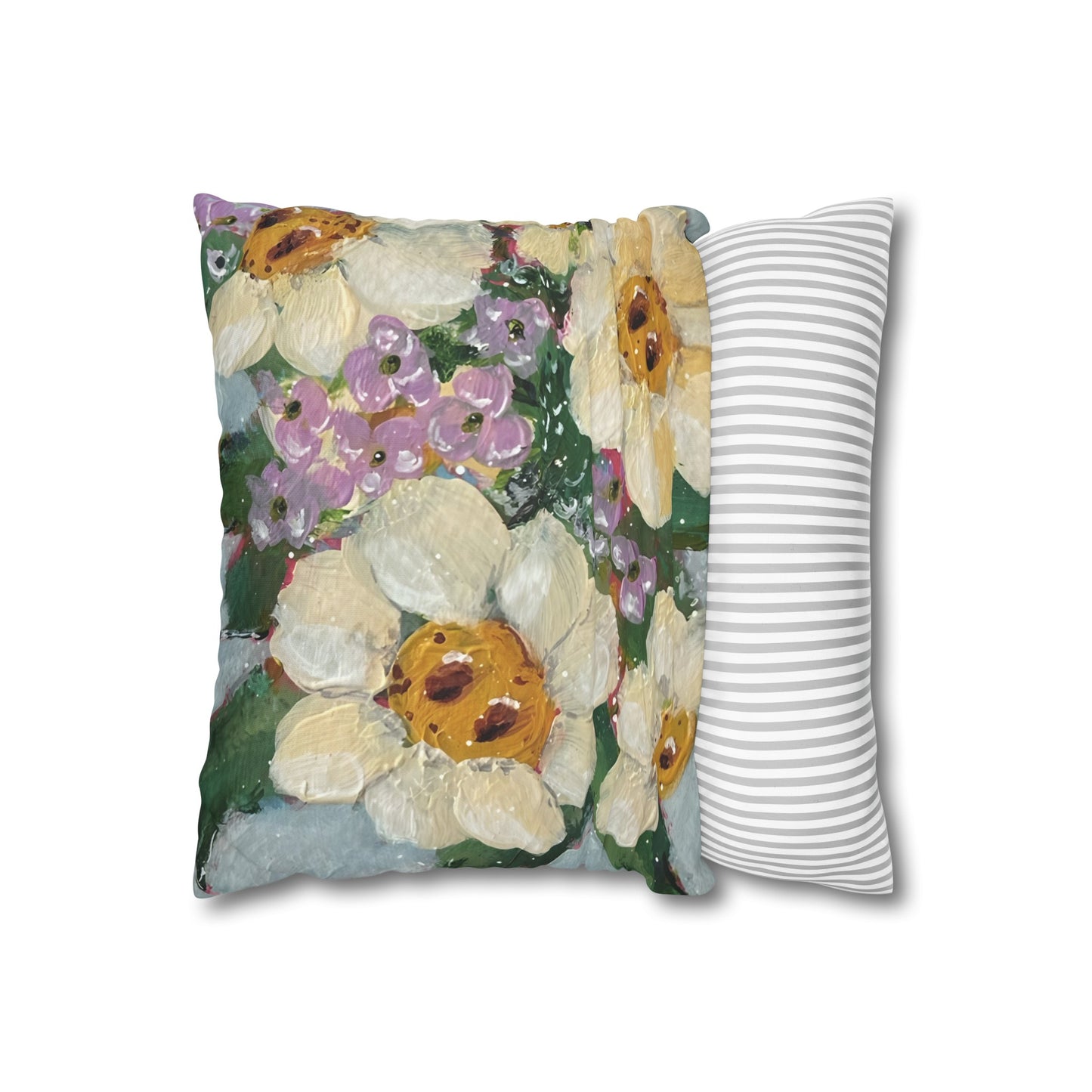 Before the Mud Bath | Sanctuary Blooms Pillow Cover