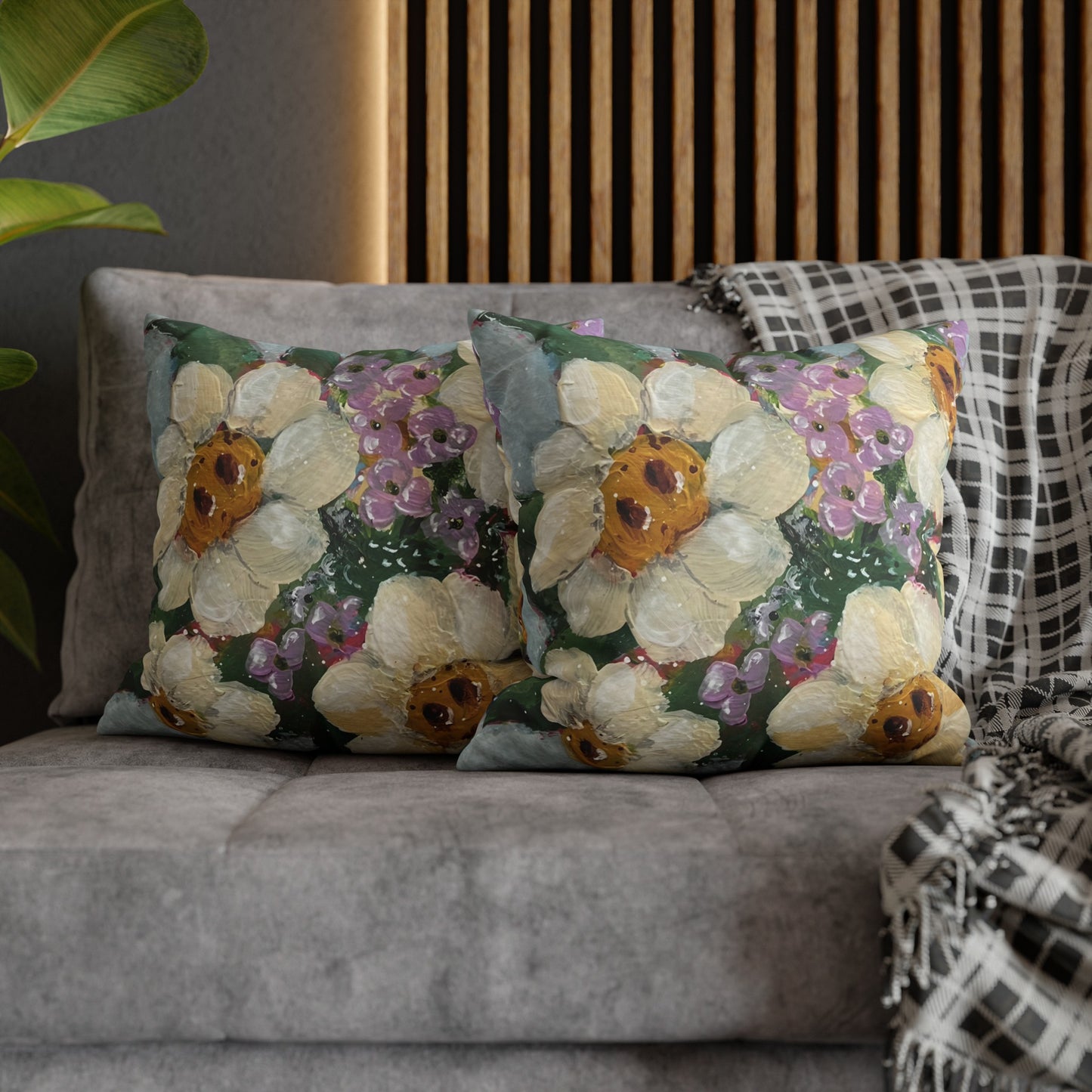 Before the Mud Bath | Sanctuary Blooms Pillow Cover