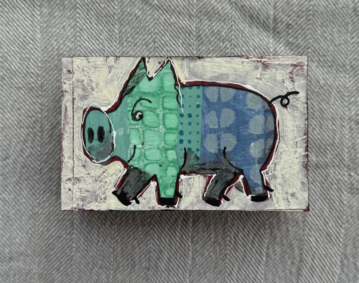 Collage Pig - Arnold