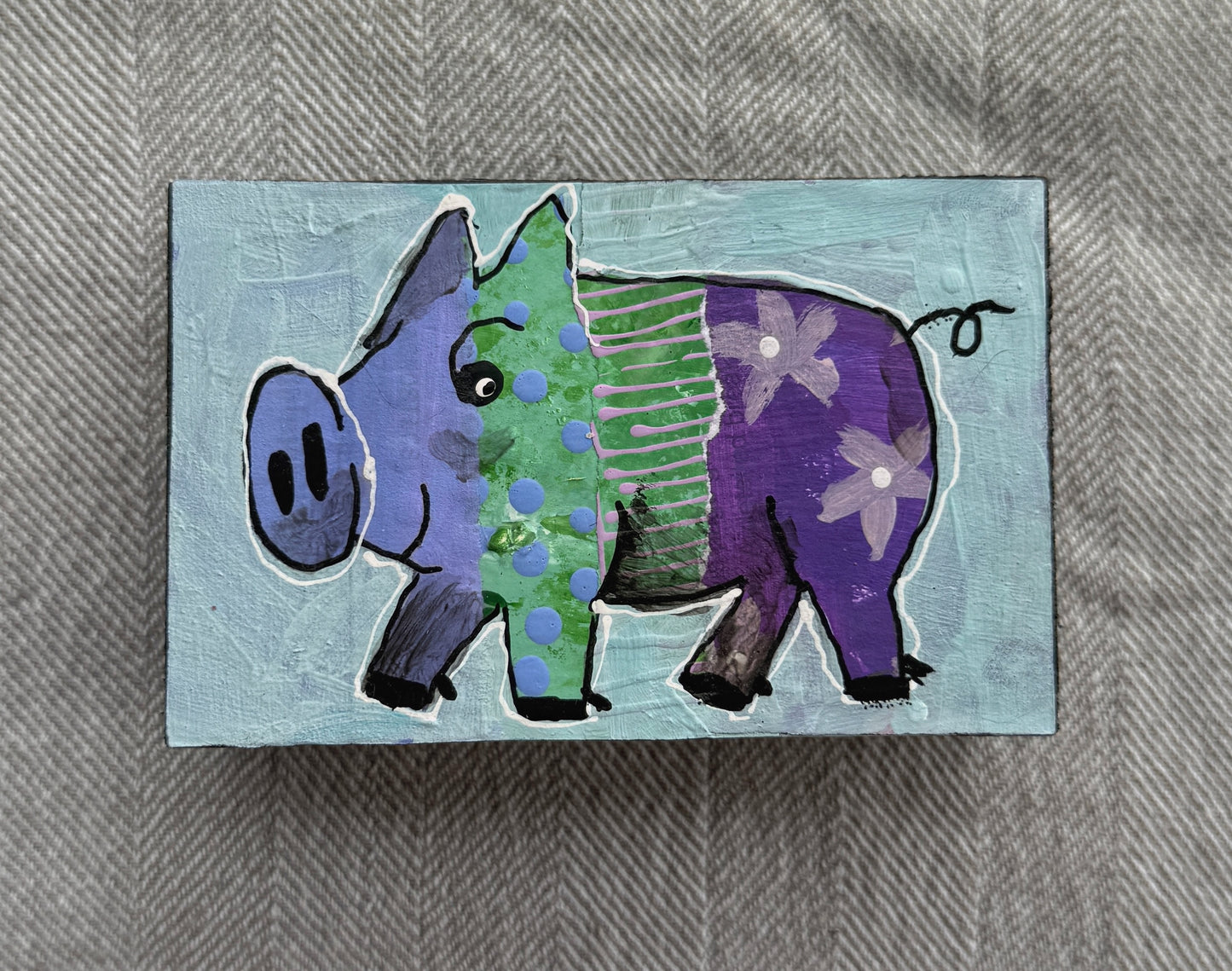 Collage Pig - Earl