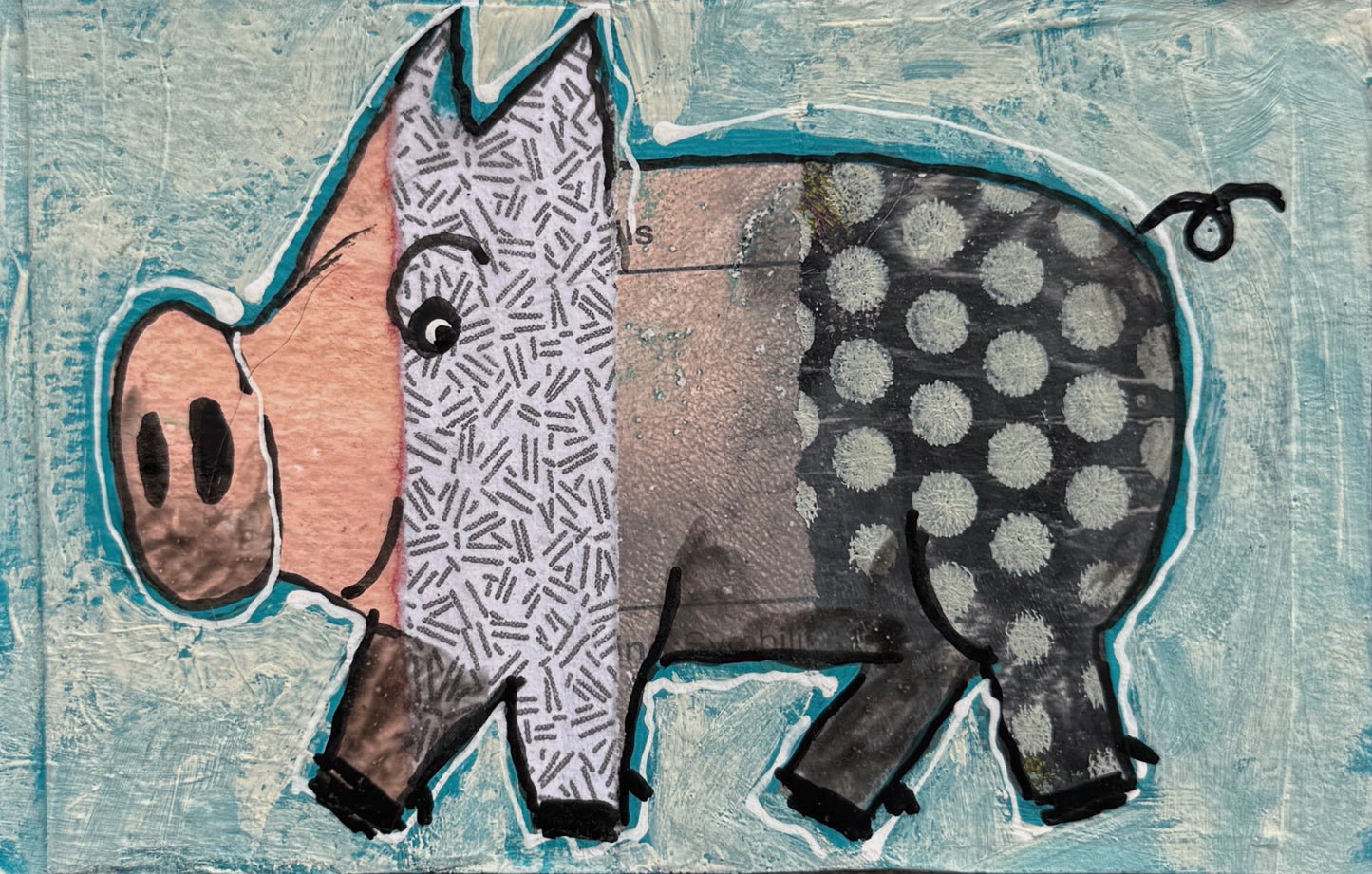 Collage Pig - Snortles