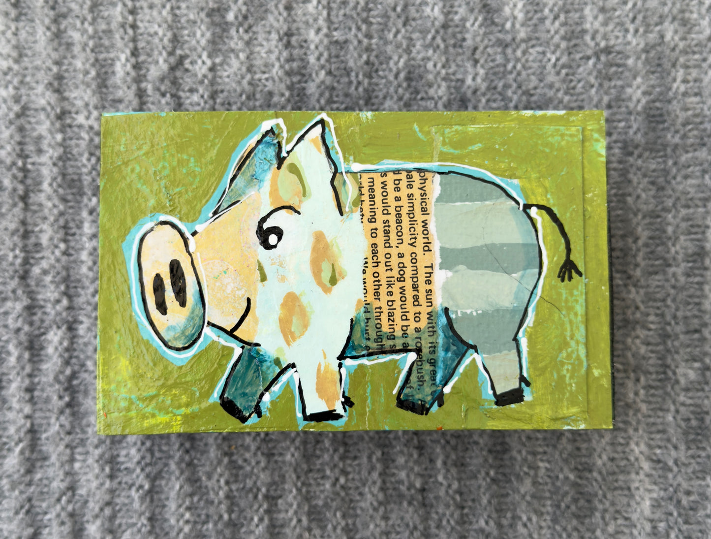 Collage Pig - Luca