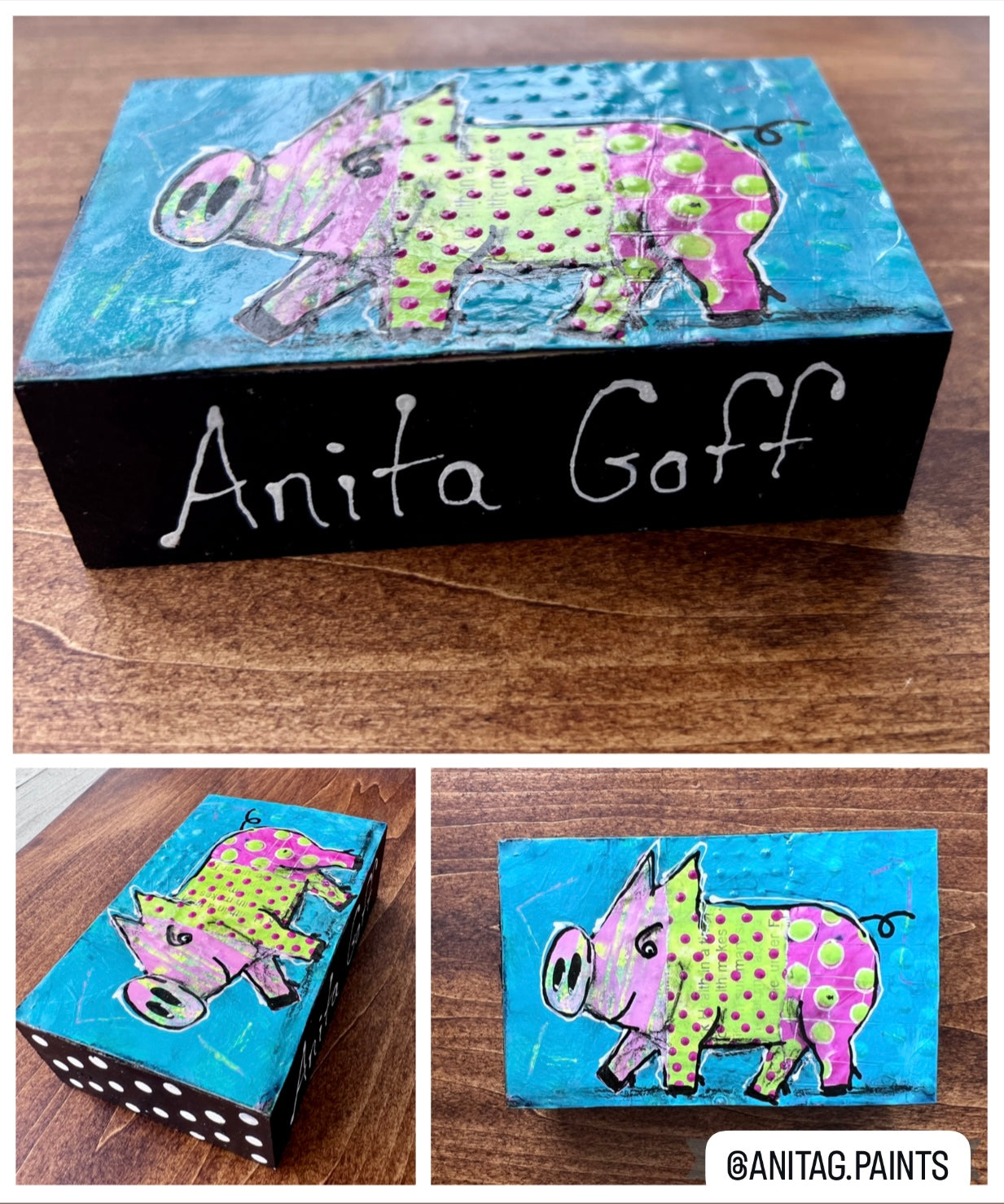 Collage Pig - Fawn