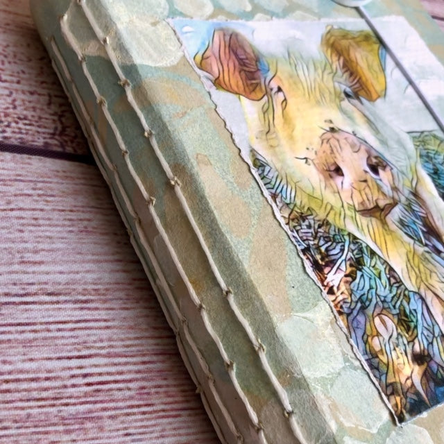Baby Carl Handmade Vegan Journal