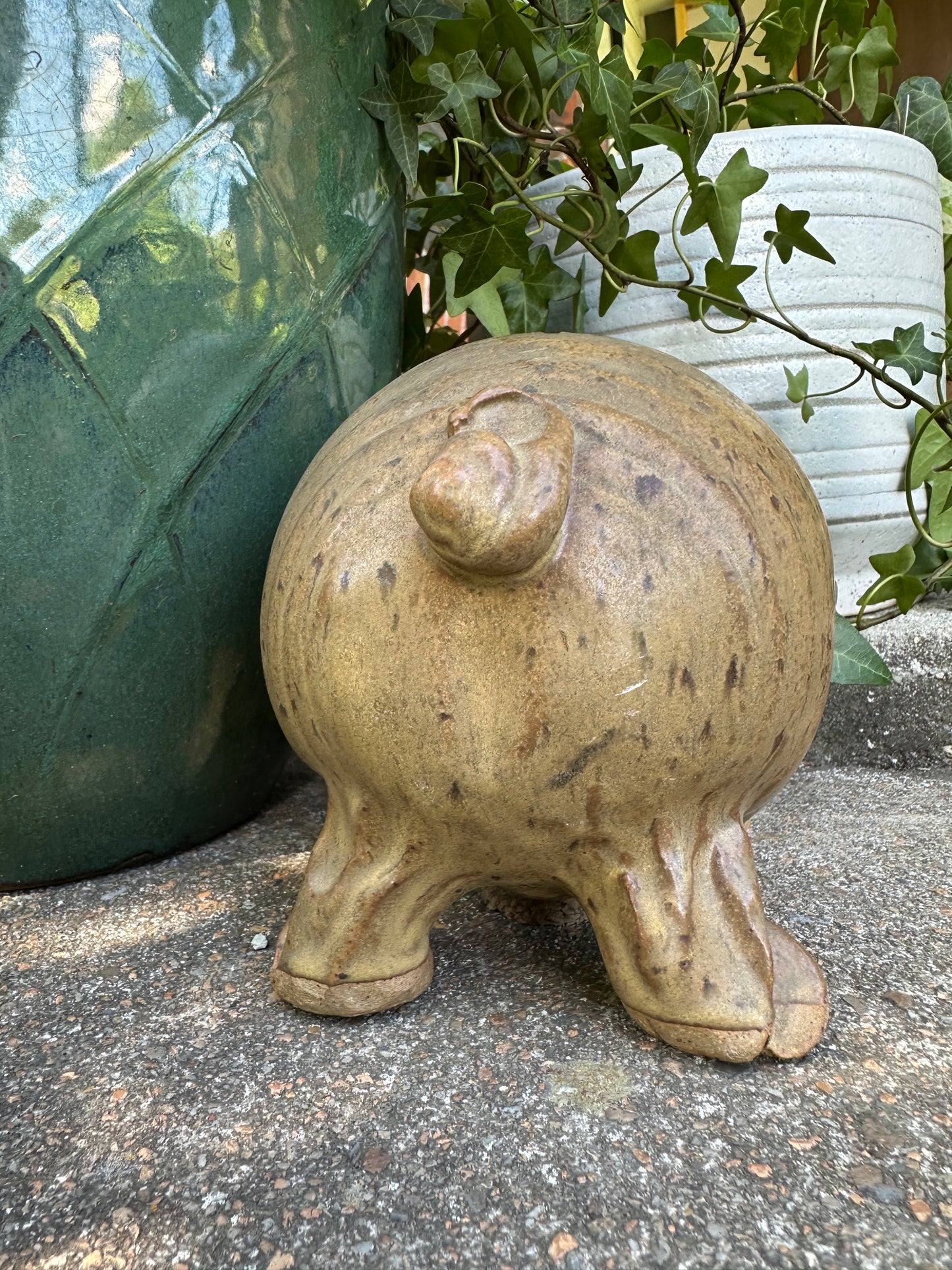 Hand-sculpted "Piggy" Bank