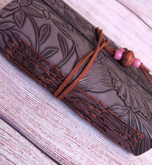 Deep Burgundy Wrap-Around Journal