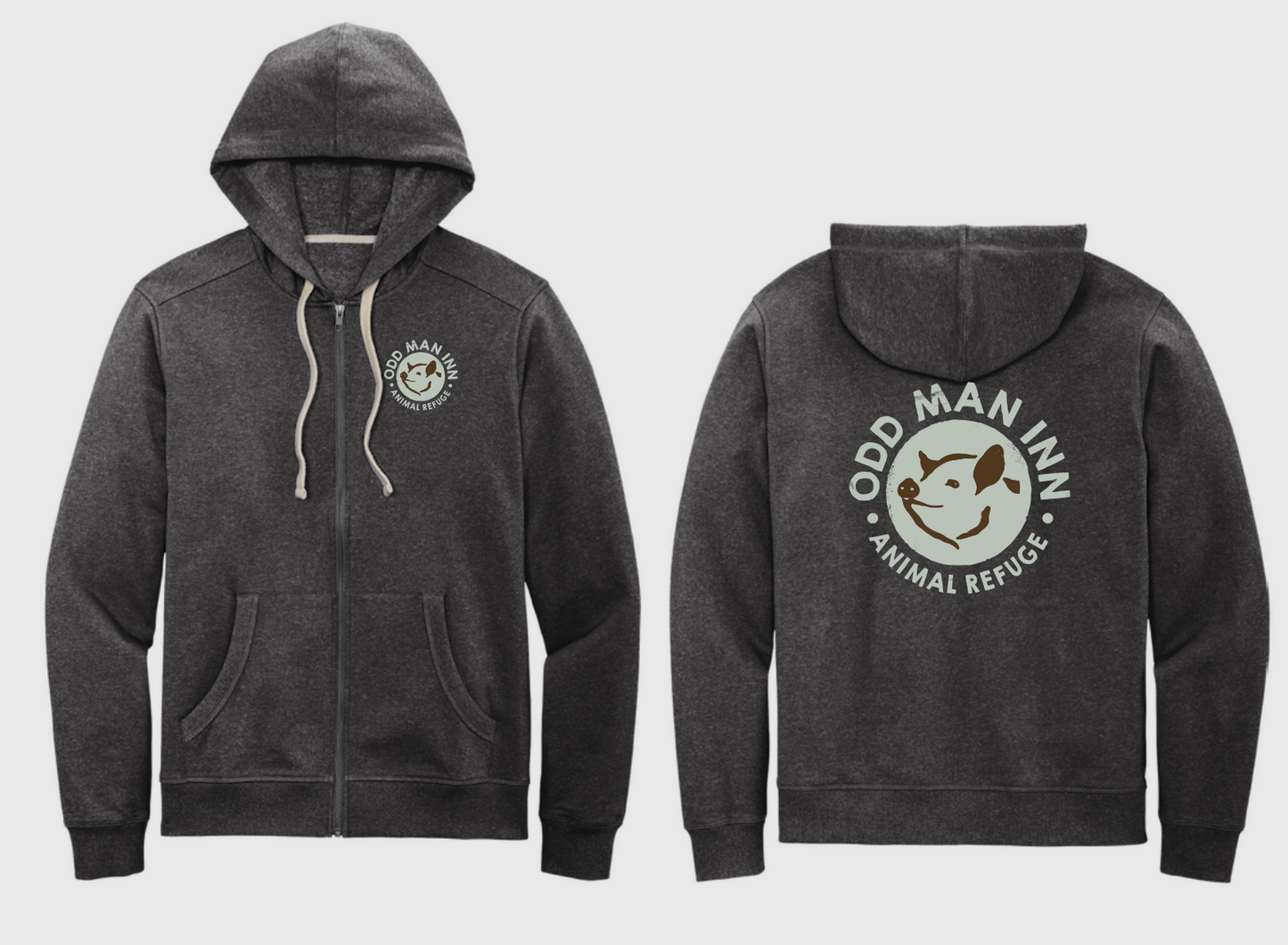 *NEW* 100% Recycled Full-zip Hooded Sweatshirt