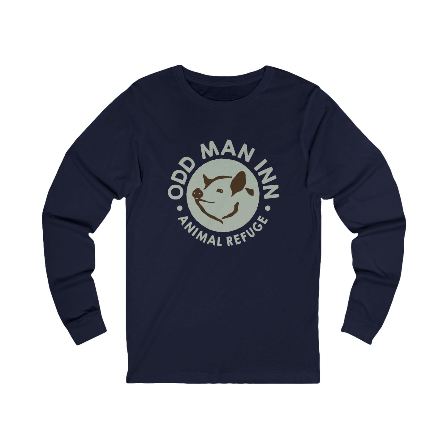 Everyday Jersey Long Sleeve Logo Tee (5+ color choices)