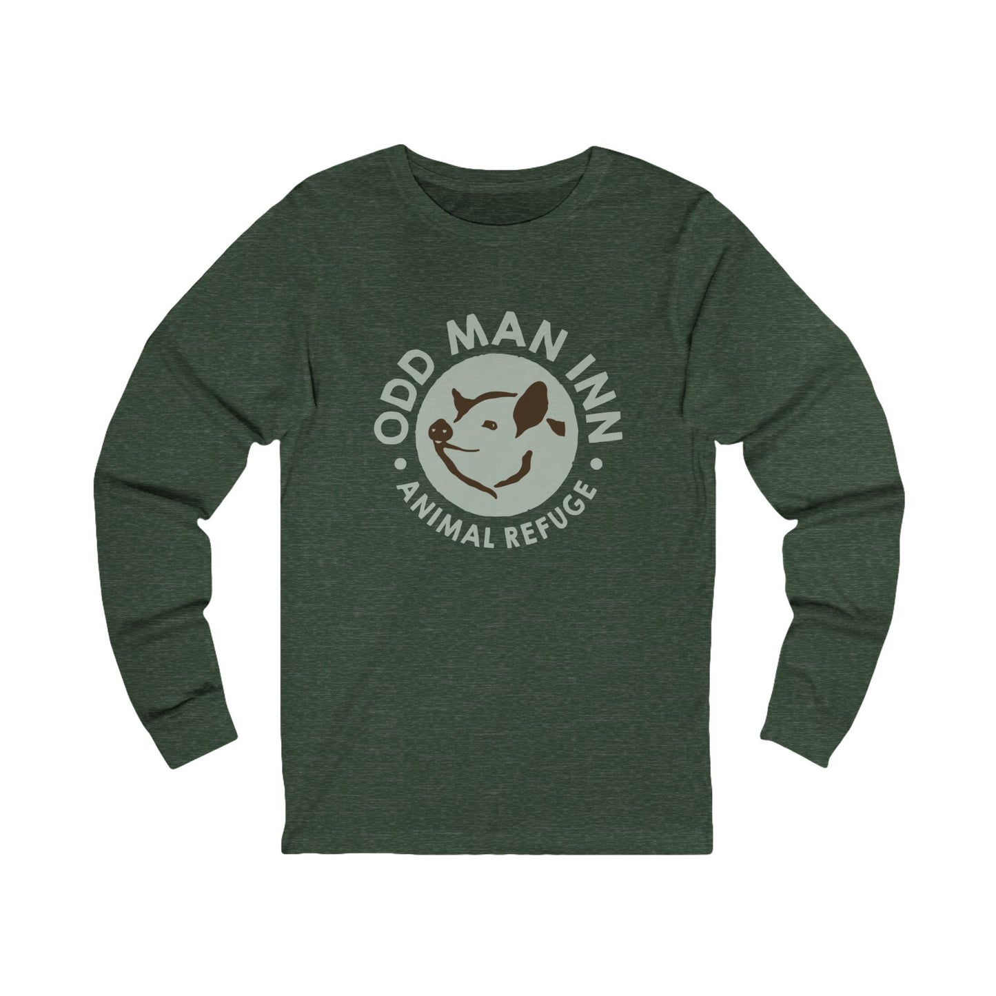 Everyday Jersey Long Sleeve Logo Tee (5+ color choices)