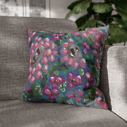She Snorted When She Laughed  | Sanctuary Blooms Pillow Cover