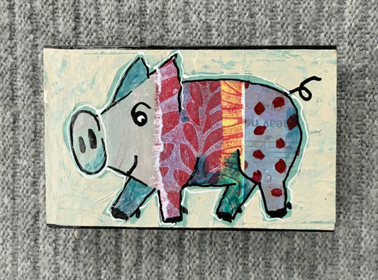 Collage Pig - Kai