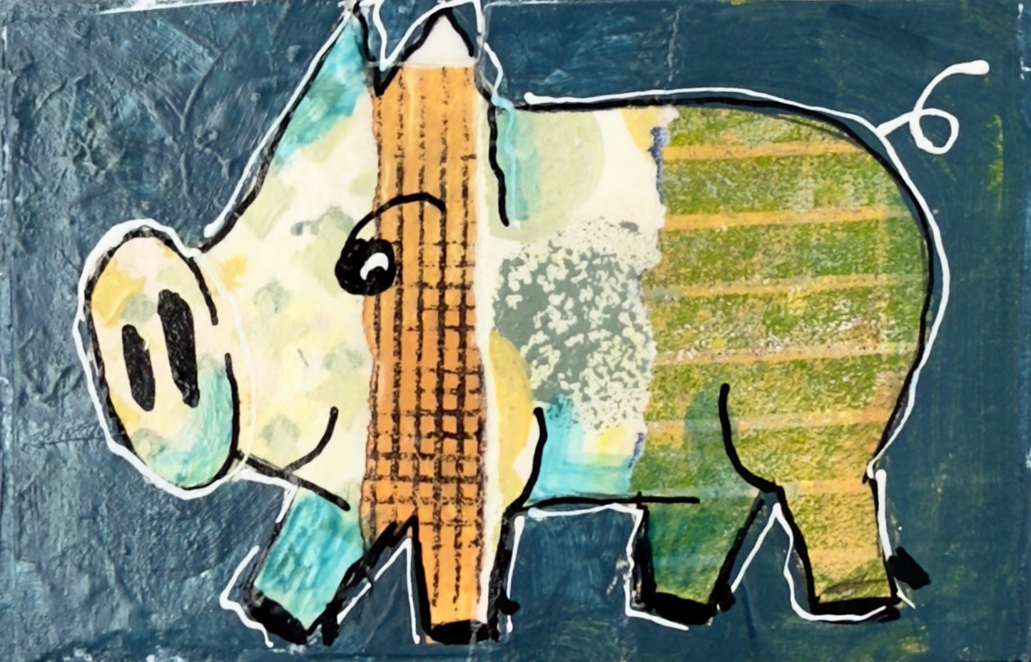 Collage Pig - Leo