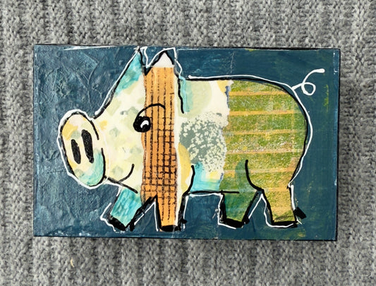 Collage Pig - Leo