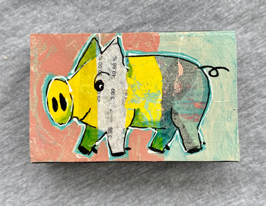 Collage Pig - Opal