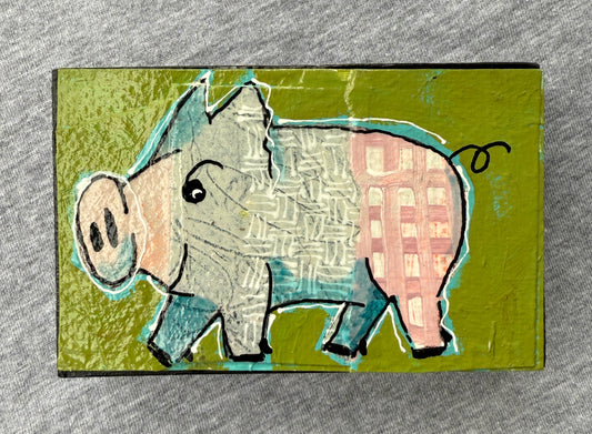 Collage Pig - Primrose