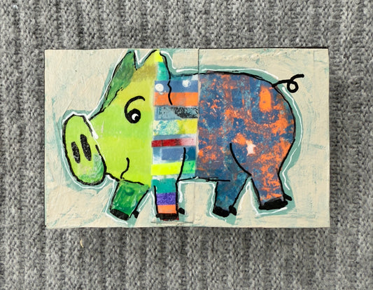 Collage Pig - Quincy