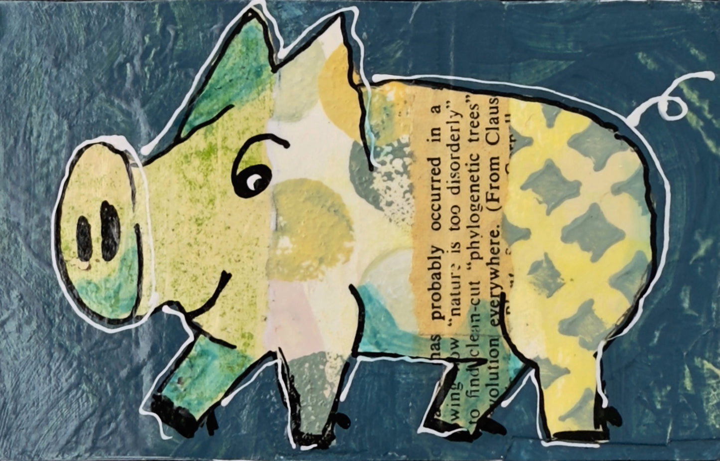 Collage Pig - Rory