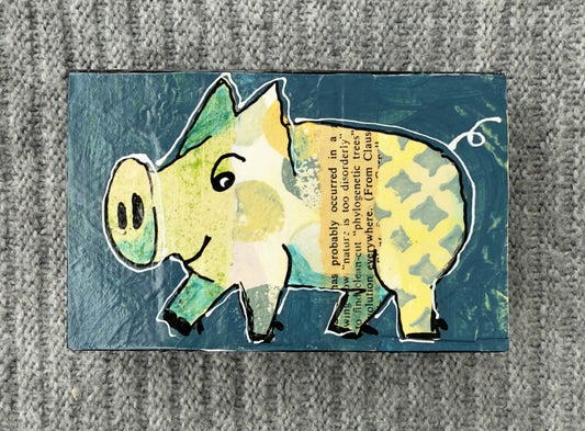 Collage Pig - Rory