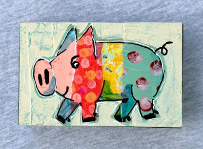 Collage Pig - Maple