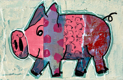 Collage Pig - Owen