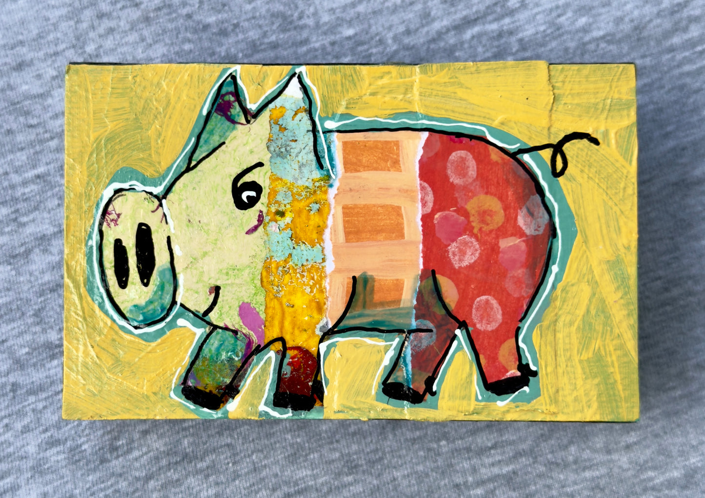 Collage Pig - Zuri