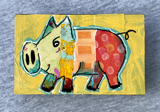 Collage Pig - Zuri