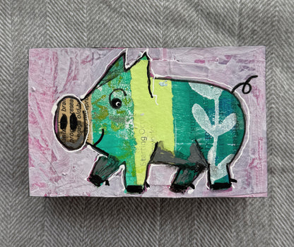 Collage Pig - Evan