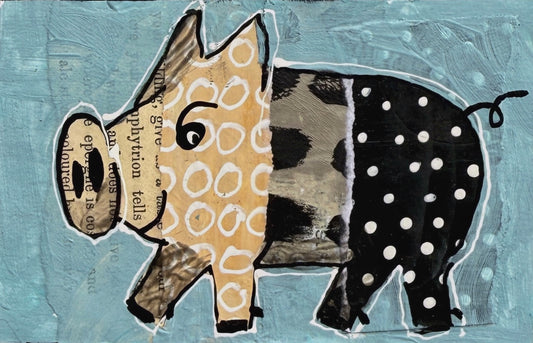Collage Pig - Jimmy