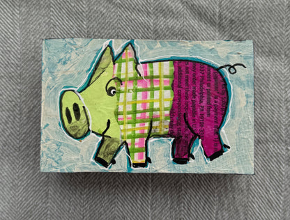 Collage Pig - Lauren