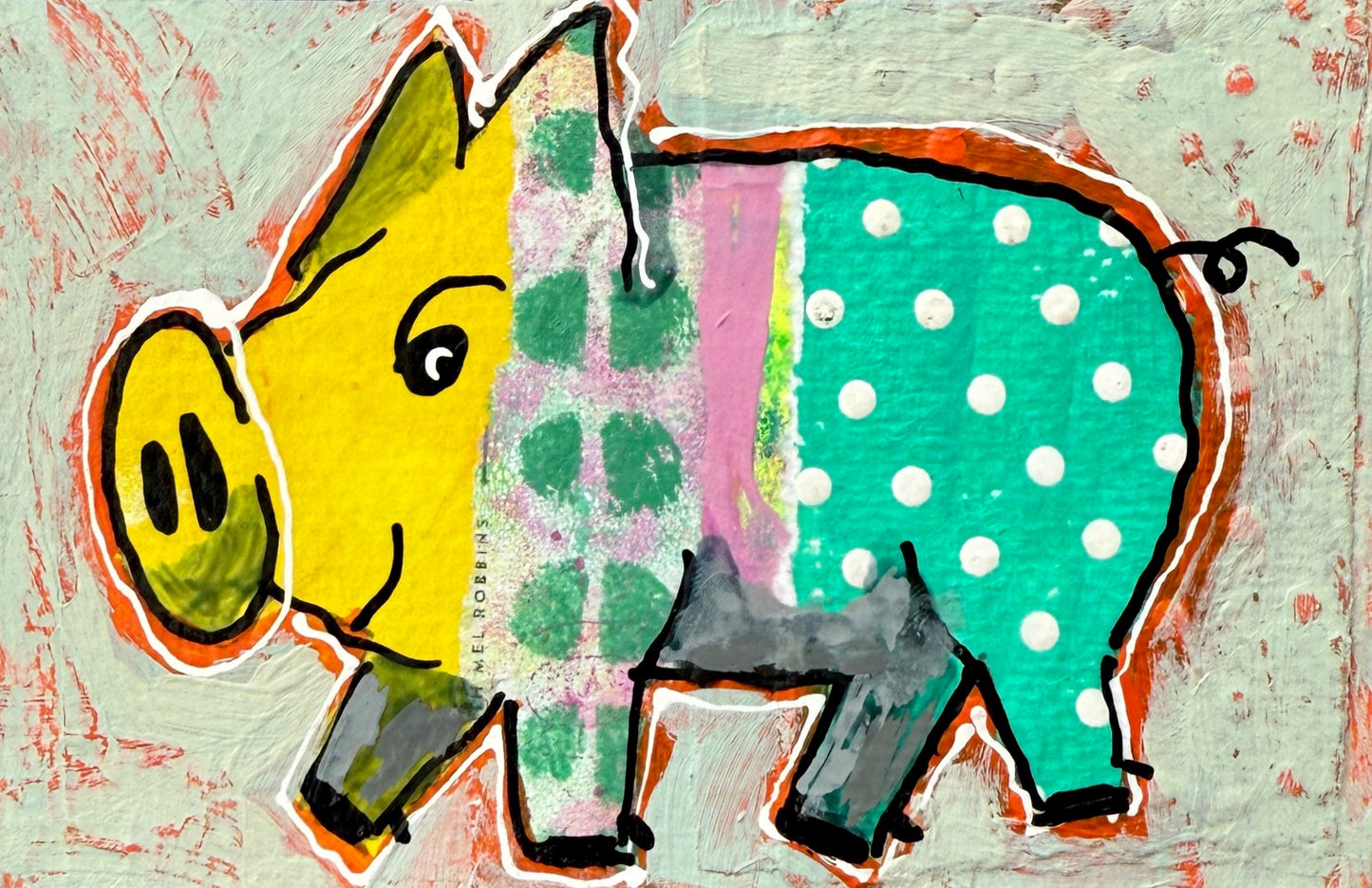 Collage Pig - Bozo