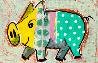Collage Pig - Bozo