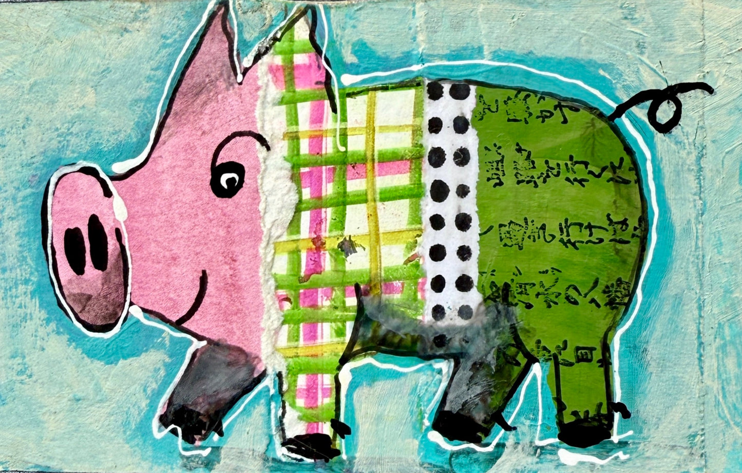 Collage Pig - Ethan