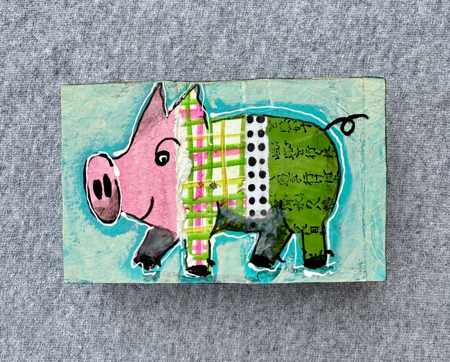 Collage Pig - Ethan