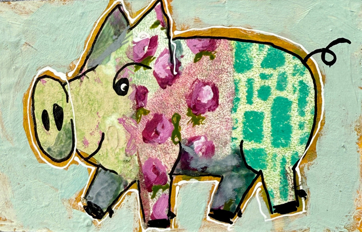 Collage Pig - Jasper