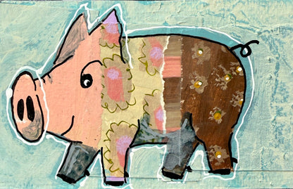 Collage Pig - Max
