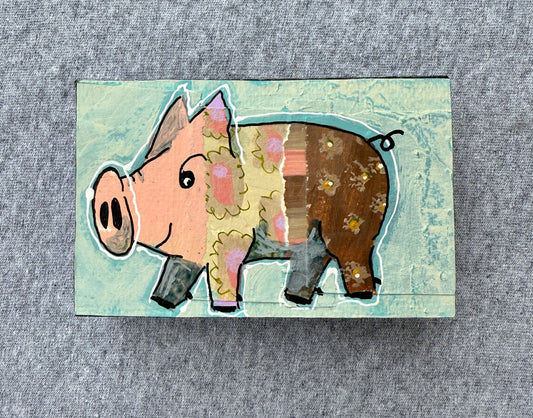 Collage Pig - Max