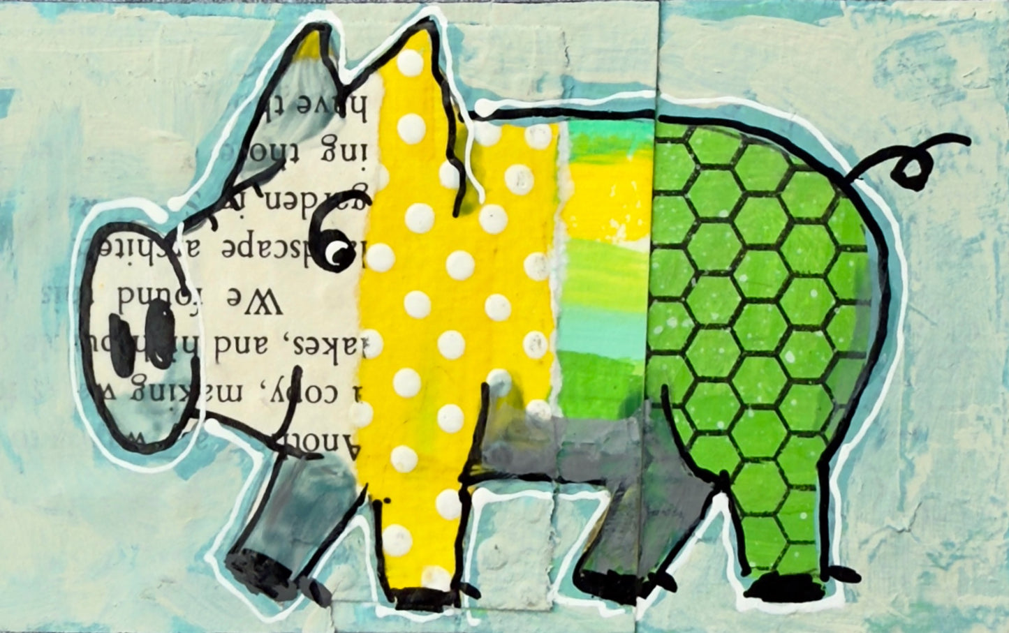Collage Pig - Pops