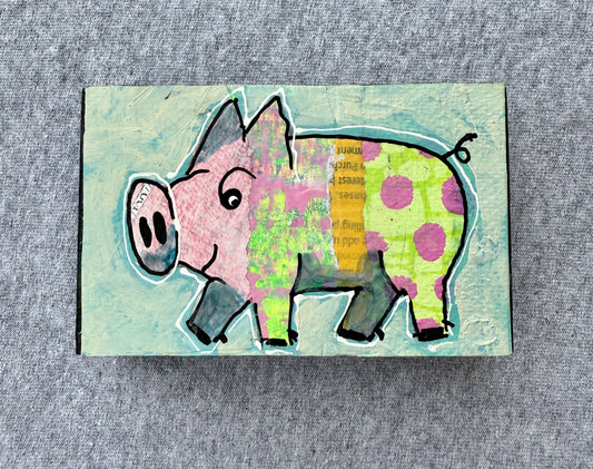 Collage Pig - Stella