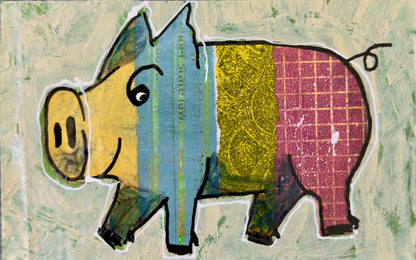 Collage Pig - Alfie