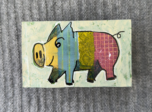 Collage Pig - Alfie