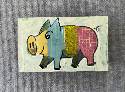 Collage Pig - Alfie