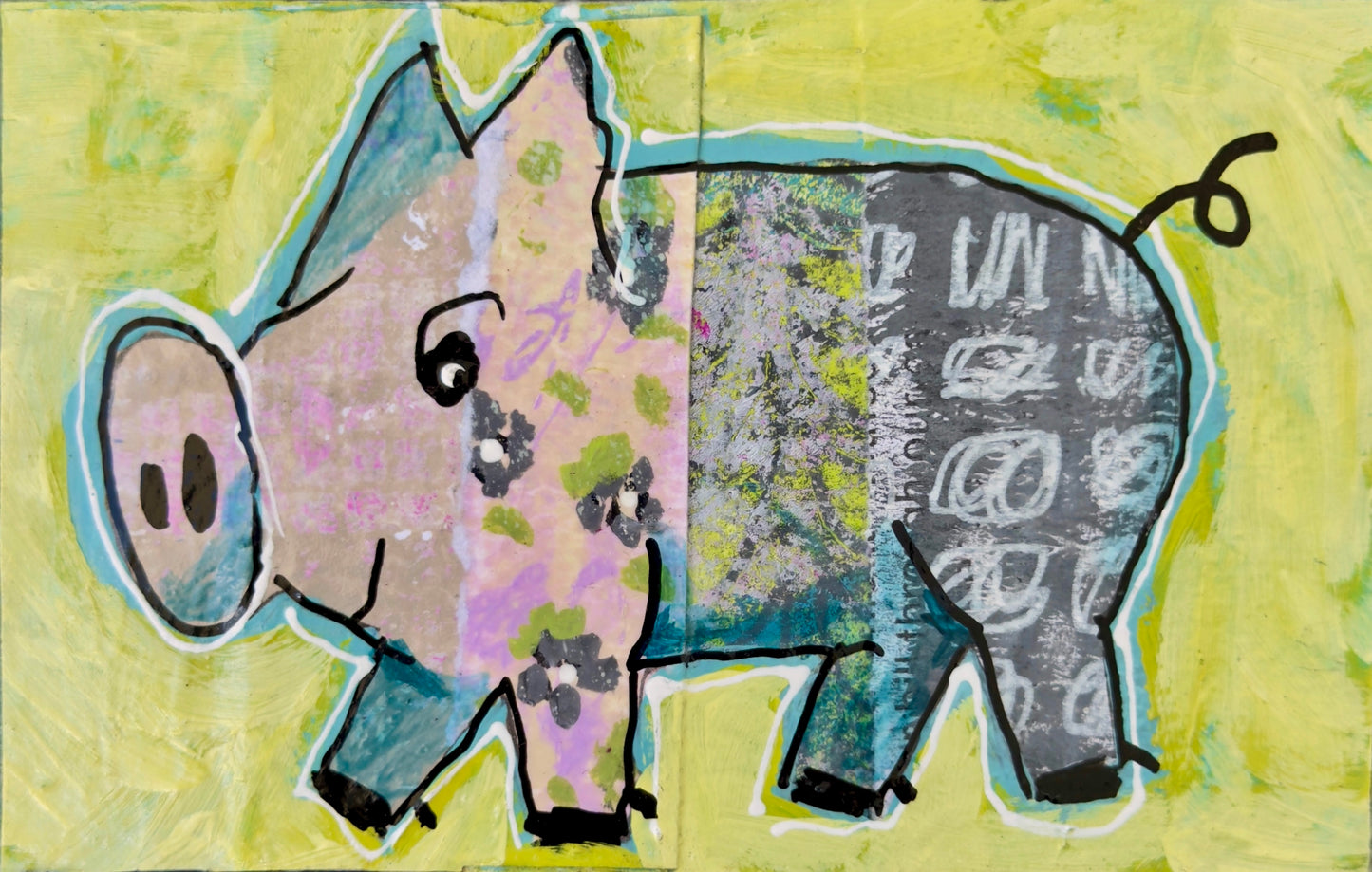 Collage Pig - Clover