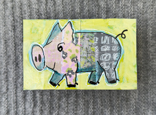 Collage Pig - Clover