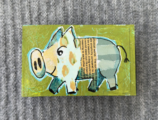 Collage Pig - Luca