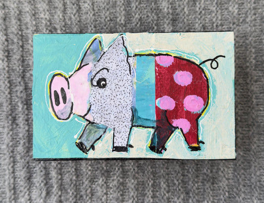 Collage Pig - Myrtle