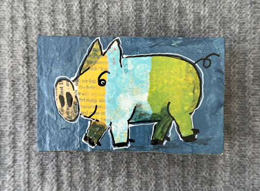 Collage Pig - Ocean