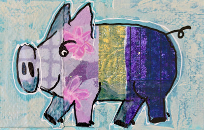 Collage Pig - Pip