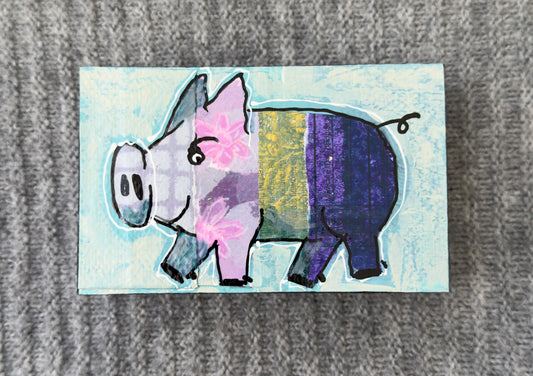 Collage Pig - Pip