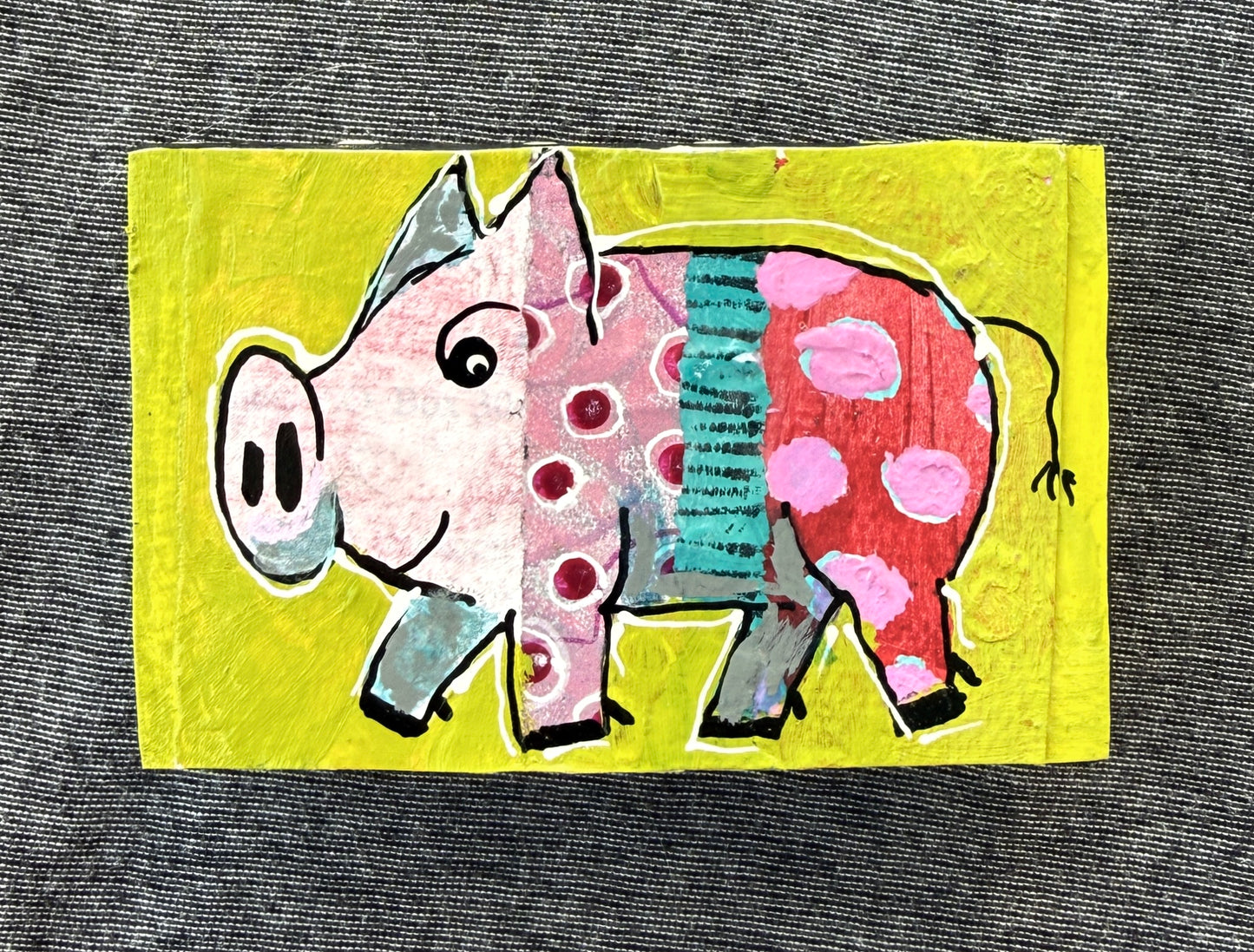 Collage Pig - June