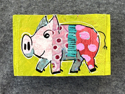 Collage Pig - June